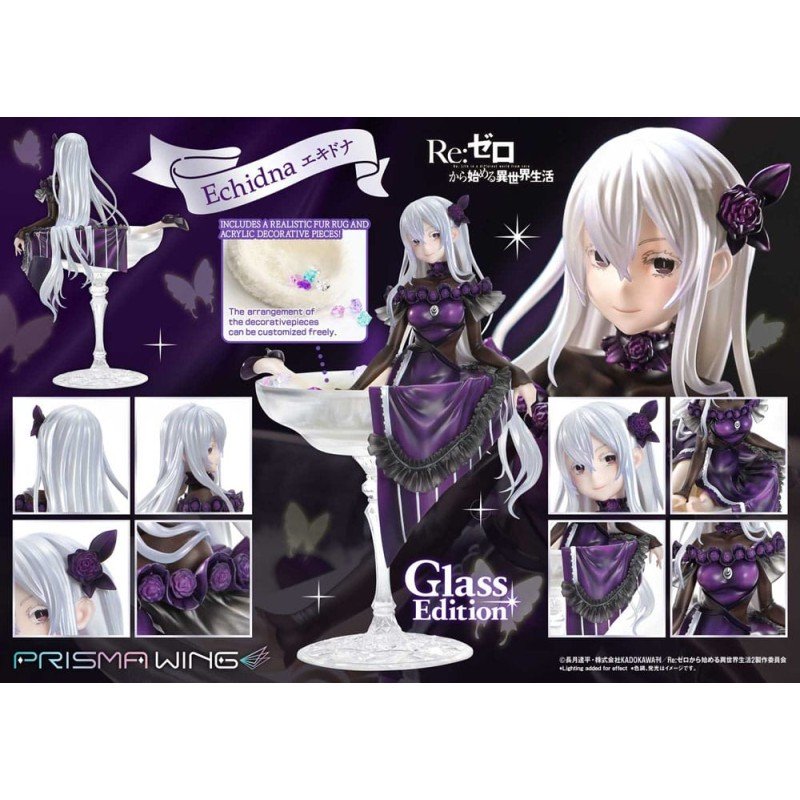 Re:ZERO Starting Life in Another World Prisma Wing PVC Statue 1/7 Echidna Glass Edition 24 cm | 4580708049526