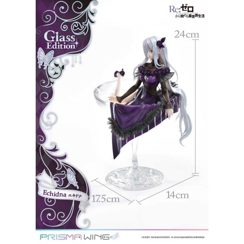 Re:ZERO Starting Life in Another World Prisma Wing PVC Statue 1/7 Echidna Glass Edition 24 cm | 4580708049526