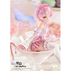 Re:ZERO Starting Life in Another World Prisma Wing PVC Statue 1/7 Ram Glass Edition 24 cm | 4582647121226