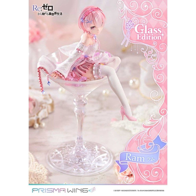 Re:ZERO Starting Life in Another World Prisma Wing PVC Statue 1/7 Ram Glass Edition 24 cm | 4582647121226