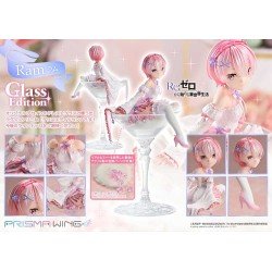 Re:ZERO Starting Life in Another World Prisma Wing PVC Statue 1/7 Ram Glass Edition 24 cm | 4582647121226