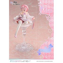 Re:ZERO Starting Life in Another World Prisma Wing PVC Statue 1/7 Ram Glass Edition 24 cm | 4582647121226