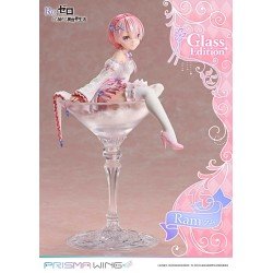 Re:ZERO Starting Life in Another World Prisma Wing PVC Statue 1/7 Ram Glass Edition 24 cm | 4582647121226