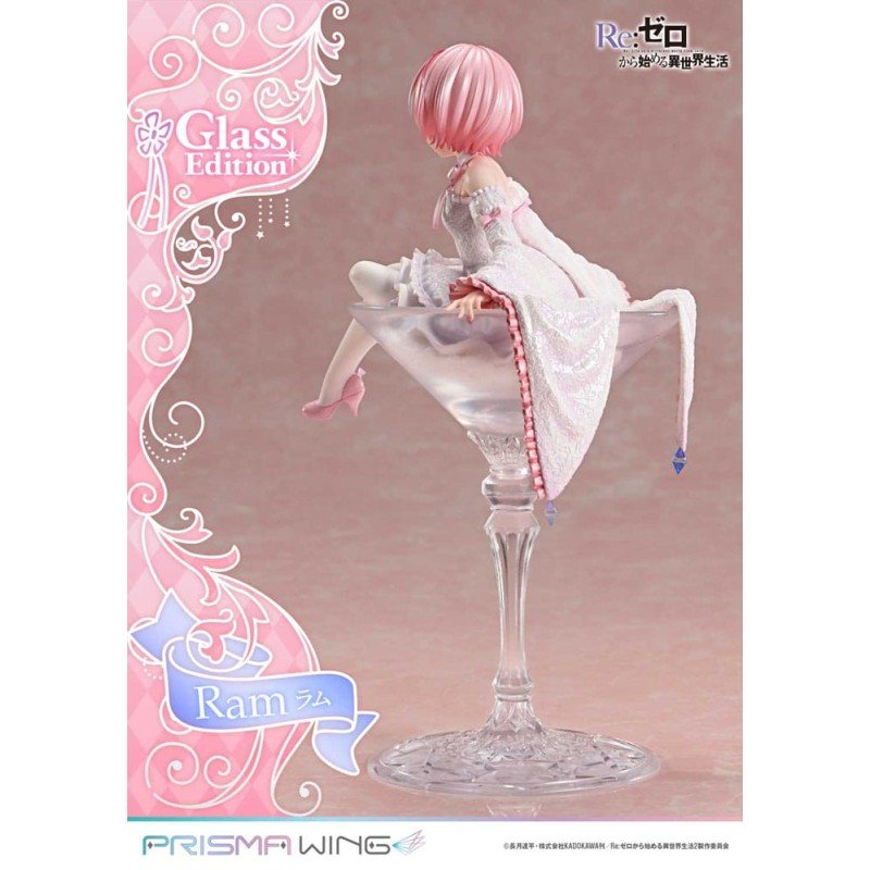 Re:ZERO Starting Life in Another World statuette PVC 1/7 Prisma Wing Ram Glass Edition 24 cm