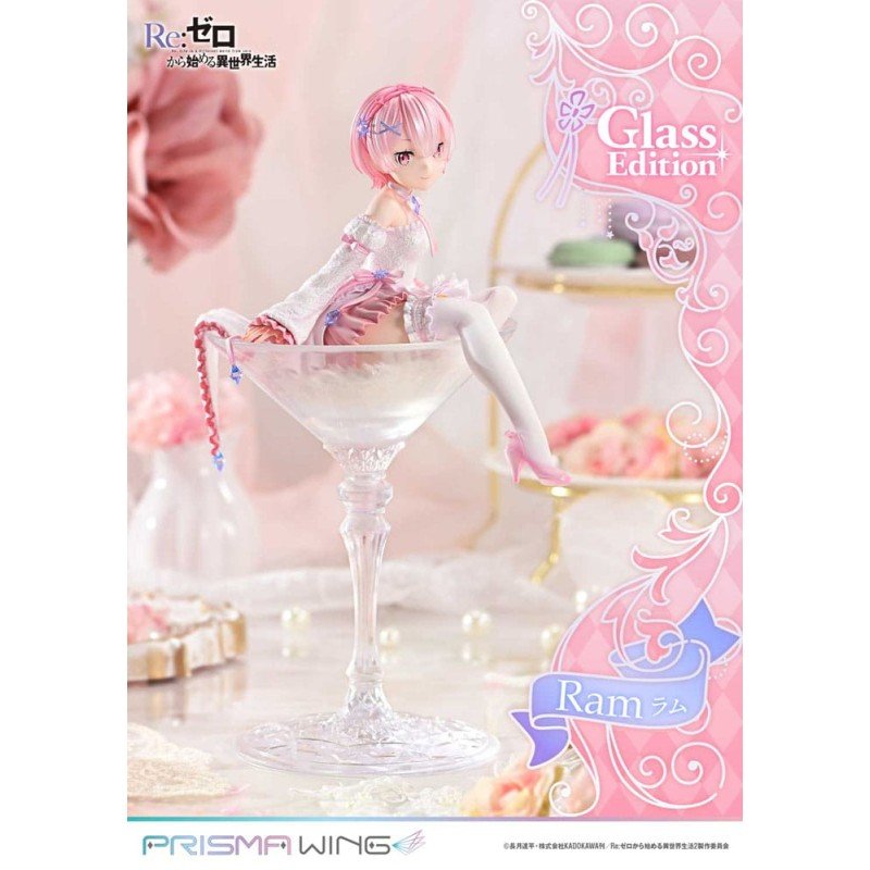 Re:ZERO Starting Life in Another World statuette PVC 1/7 Prisma Wing Ram Glass Edition 24 cm