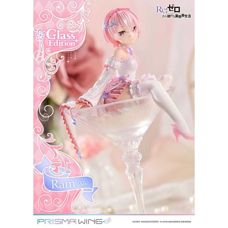 Re:ZERO Starting Life in Another World statuette PVC 1/7 Prisma Wing Ram Glass Edition 24 cm