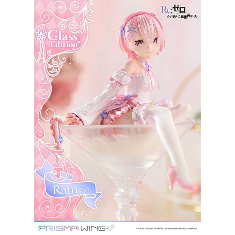 Re:ZERO Starting Life in Another World Prisma Wing PVC Statue 1/7 Ram Glass Edition 24 cm | 4582647121226