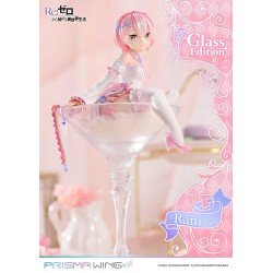 Re:ZERO Starting Life in Another World Prisma Wing PVC Statue 1/7 Ram Glass Edition 24 cm | 4582647121226