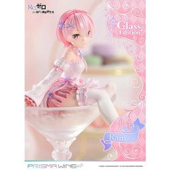 Re:ZERO Starting Life in Another World Prisma Wing PVC Statue 1/7 Ram Glass Edition 24 cm | 4582647121226