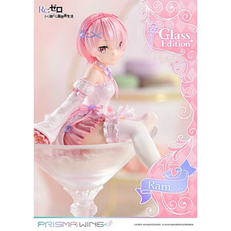 Re:ZERO Starting Life in Another World Prisma Wing PVC Statue 1/7 Ram Glass Edition 24 cm | 4582647121226