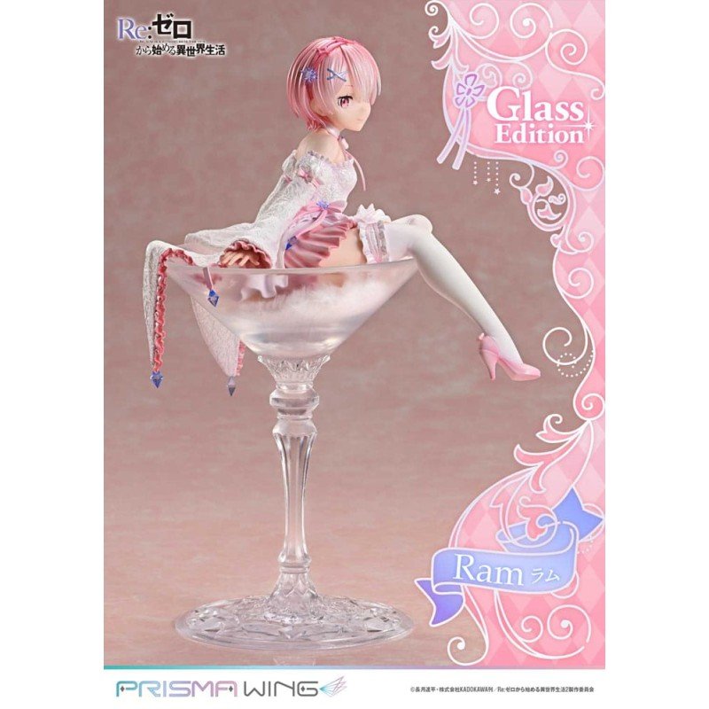 Re:ZERO Starting Life in Another World statuette PVC 1/7 Prisma Wing Ram Glass Edition 24 cm