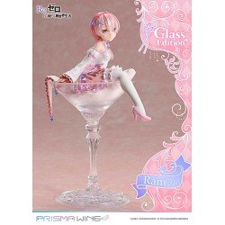 Re:ZERO Starting Life in Another World Prisma Wing PVC Statue 1/7 Ram Glass Edition 24 cm | 4582647121226