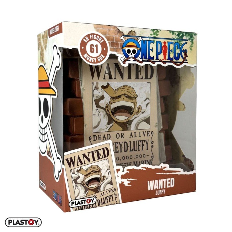 One Piece Coin Bank Luffy Wanted | 3521320802756