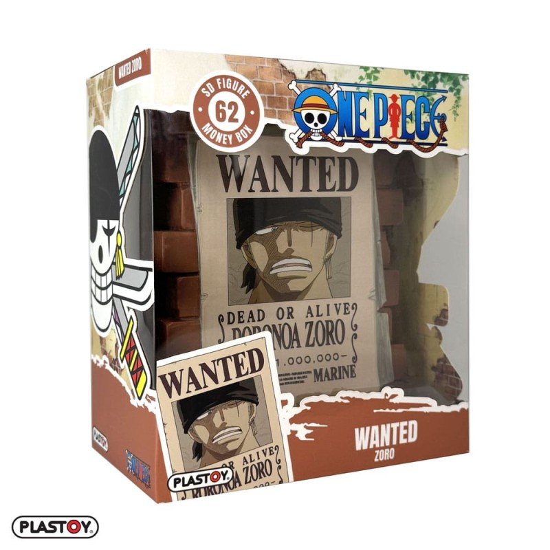 One Piece Coin Bank Zoro Wanted | 3521320802763