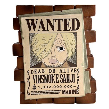 One Piece Coin Bank Sanji Wanted | 3521320802824