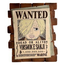 One Piece Coin Bank Sanji Wanted | 3521320802824