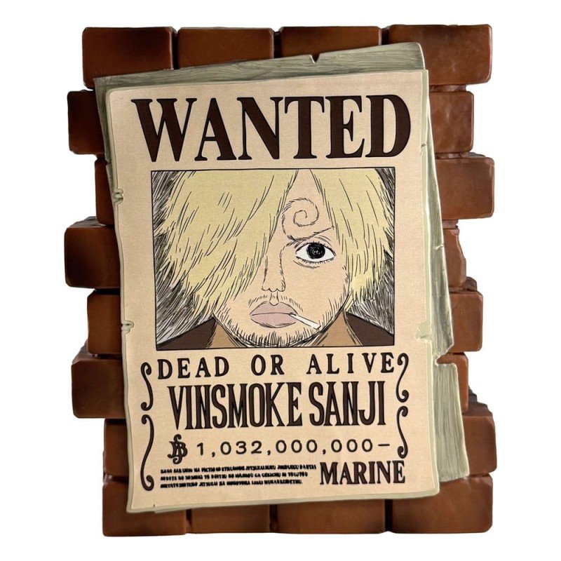 One Piece Coin Bank Sanji Wanted | 3521320802824