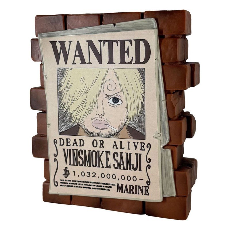 One Piece Coin Bank Sanji Wanted | 3521320802824