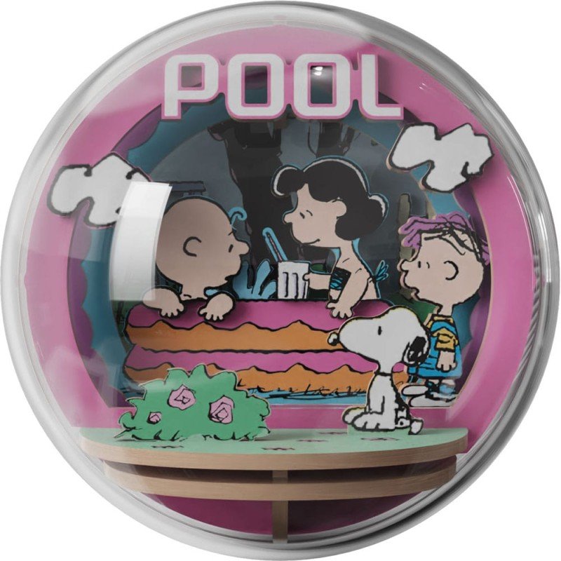 Peanuts Puremind maquette Wooden Theater Globe Cool Pool | 6973817323201