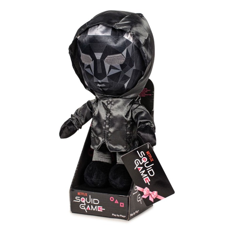 Squid Game peluche Frontman dans un présentoir 28 cm