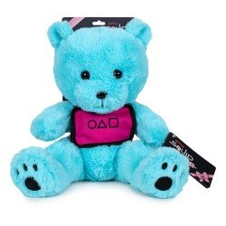 Squid Game peluche Teddy Bear avec carte d'accompagnement Emballage 25 cm