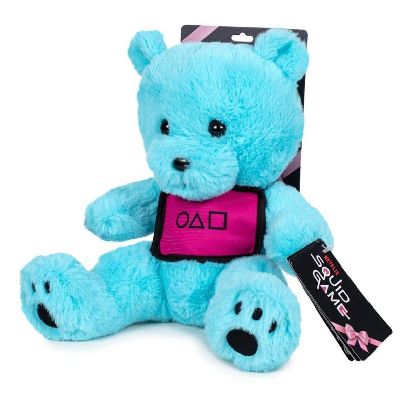 Squid Game peluche Teddy Bear avec carte d'accompagnement Emballage 25 cm | 8056379162285