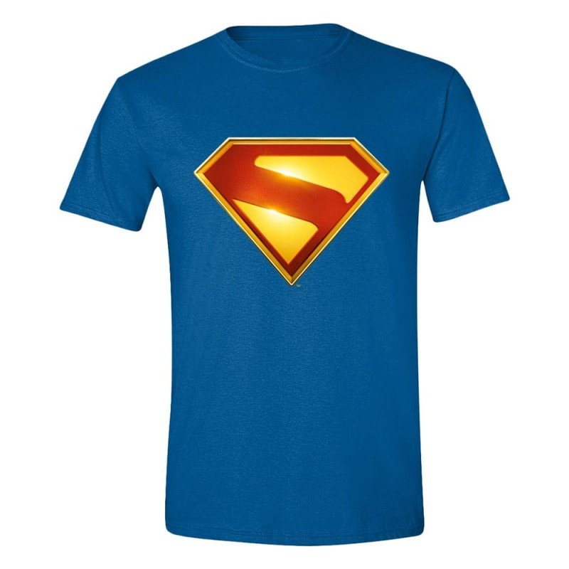 DC Comics T-Shirt Superman Gleaming Logo Size M | 5063609355266