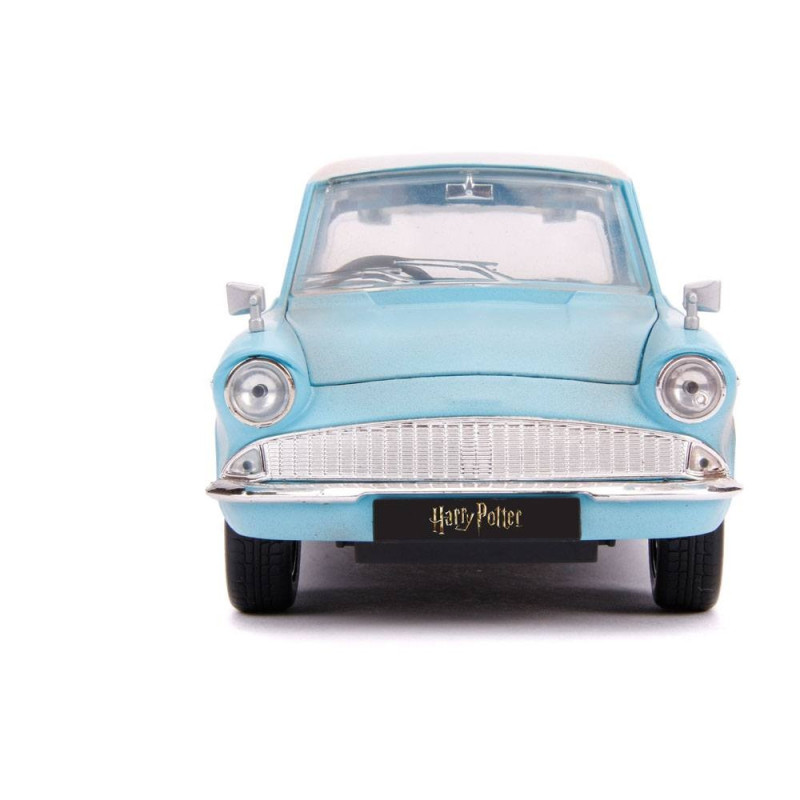 Harry Potter - Véhicules 1/24 métal Hollywood Rides - 1959 Ford Anglia métal avec figurine