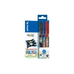 One Piece pack 3 rollers à encre FriXion Ball Limited Edition LE 0.7
