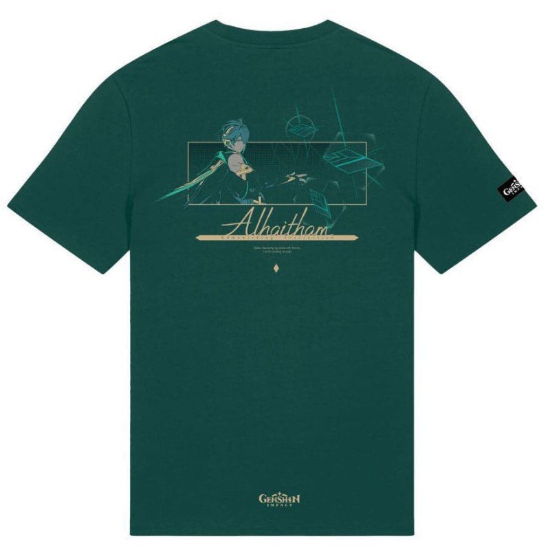 Genshin Impact T-Shirt Alhaitham Green Size M | 5056754997917