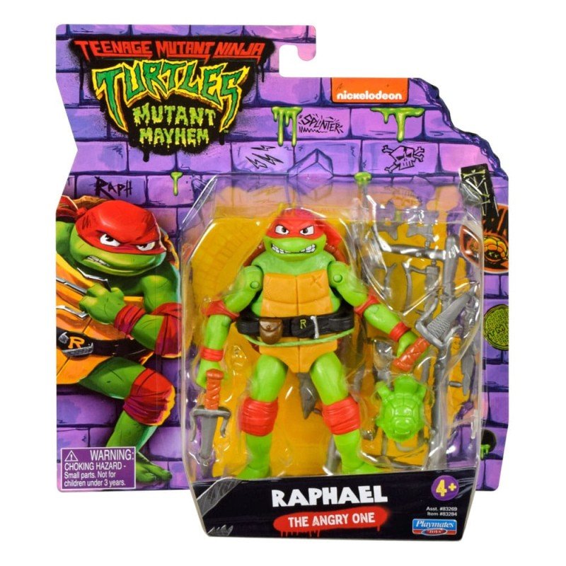 Teenage Mutant Ninja Turtles: Mutant Mayhem Action Figures Raphael 10 cm | 0043377832843