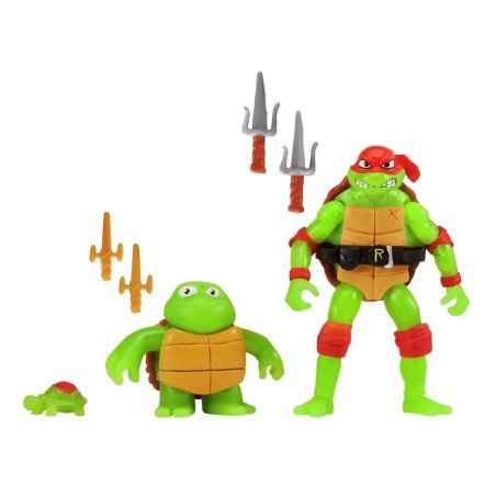 Teenage Mutant Ninja Turtles: Mutant Mayhem Action Figure 3-Pack Raphael Evolution 10 cm | 0043377835844
