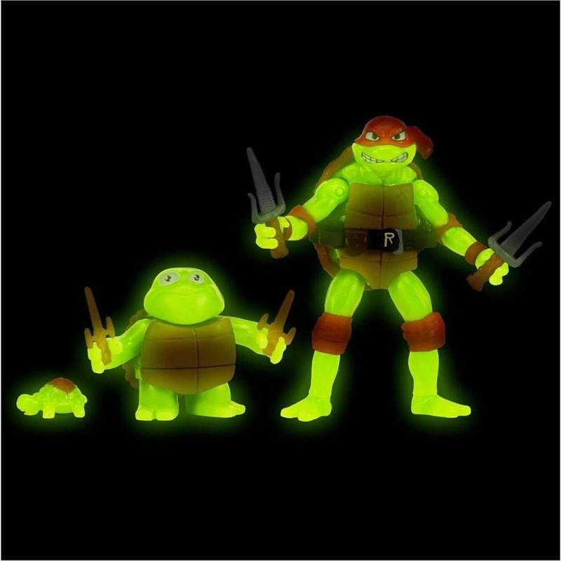 Ninja Turtles : Teenage Years pack 3 figurines Raphael Evolution 10 cm | 0043377835844