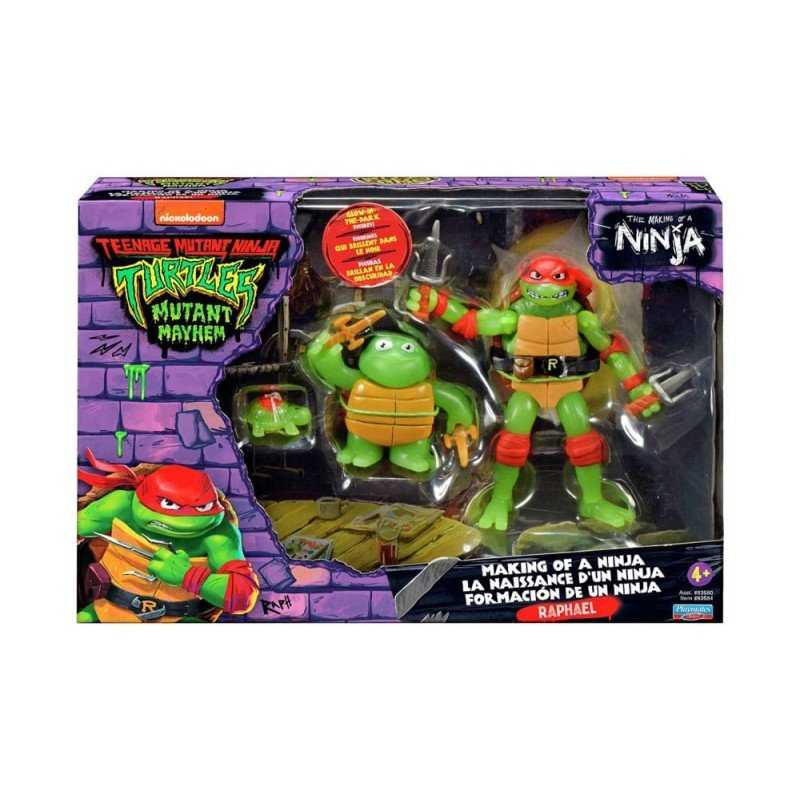 Teenage Mutant Ninja Turtles: Mutant Mayhem Action Figure 3-Pack Raphael Evolution 10 cm | 0043377835844