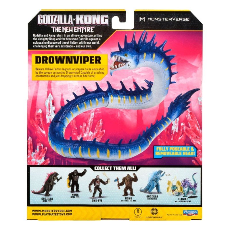 Godzilla x Kong: The New Empire Action Figure Drownviper 15 cm | 0004377352150