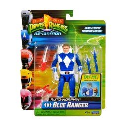 Mighty Morphin Power Rangers Action Figure Auto-Morphin Blue Ranger 12 cm | 0043377680413