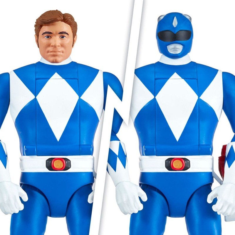 Mighty Morphin Power Rangers Action Figure Auto-Morphin Blue Ranger 12 cm | 0043377680413