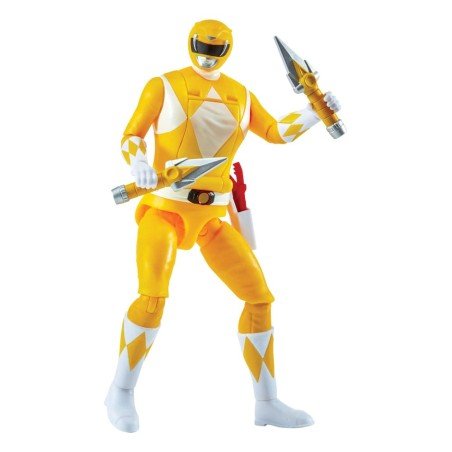 Mighty Morphin Power Rangers Action Figure Auto-Morphin Yellow Ranger 12 cm | 0043377680420