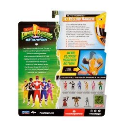 Mighty Morphin Power Rangers Action Figure Auto-Morphin Yellow Ranger 12 cm | 0043377680420