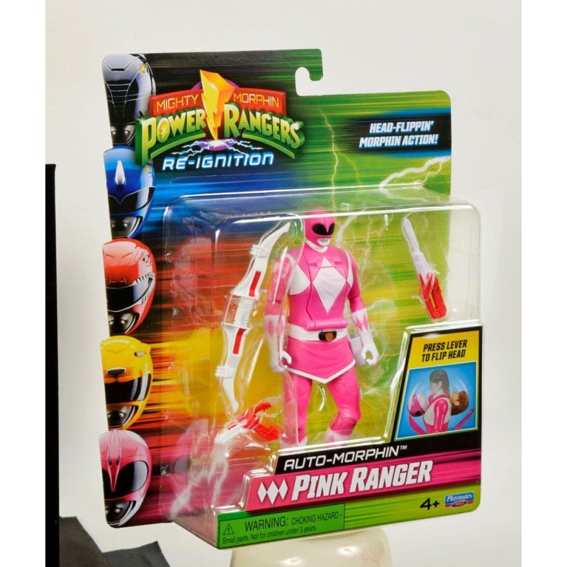 Mighty Morphin Power Rangers Action Figure Auto-Morphin Pink Ranger 12 cm | 0043377680437