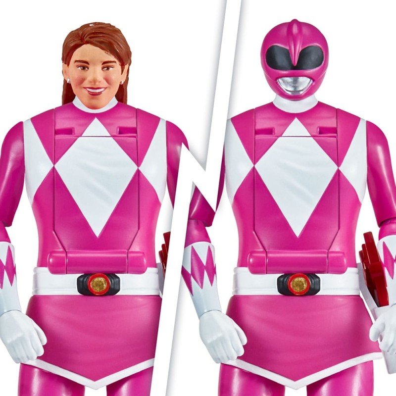 Mighty Morphin Power Rangers Action Figure Auto-Morphin Pink Ranger 12 cm | 0043377680437
