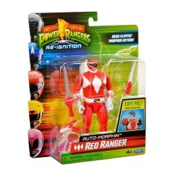 Mighty Morphin Power Rangers Action Figure Auto-Morphin Red Ranger 12 cm | 0043377680451