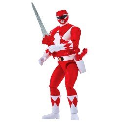 Mighty Morphin Power Rangers Action Figure Auto-Morphin Red Ranger 12 cm | 0043377680451