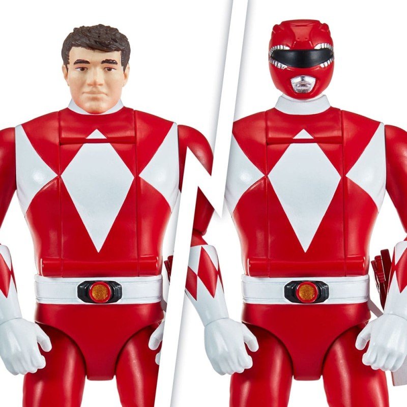Mighty Morphin Power Rangers Action Figure Auto-Morphin Red Ranger 12 cm | 0043377680451