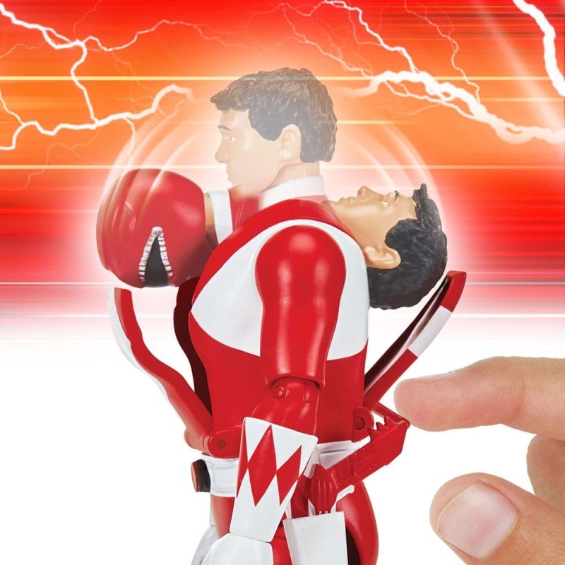 Mighty Morphin Power Rangers Action Figure Auto-Morphin Red Ranger 12 cm | 0043377680451