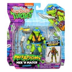 Tales of the Teenage Mutant Ninja Turtles Mix 'n Match Action Figure Leonardo 12 cm | 0043377838012