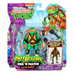 Tales of the Teenage Mutant Ninja Turtles Mix 'n Match Action Figure Michelangelo 12 cm | 0043377838036