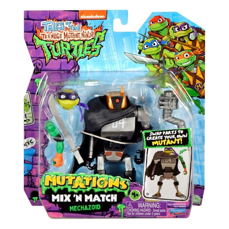 Tales of the Teenage Mutant Ninja Turtles Mix 'n Match Action Figure Mechazoid 12 cm | 0043377838081