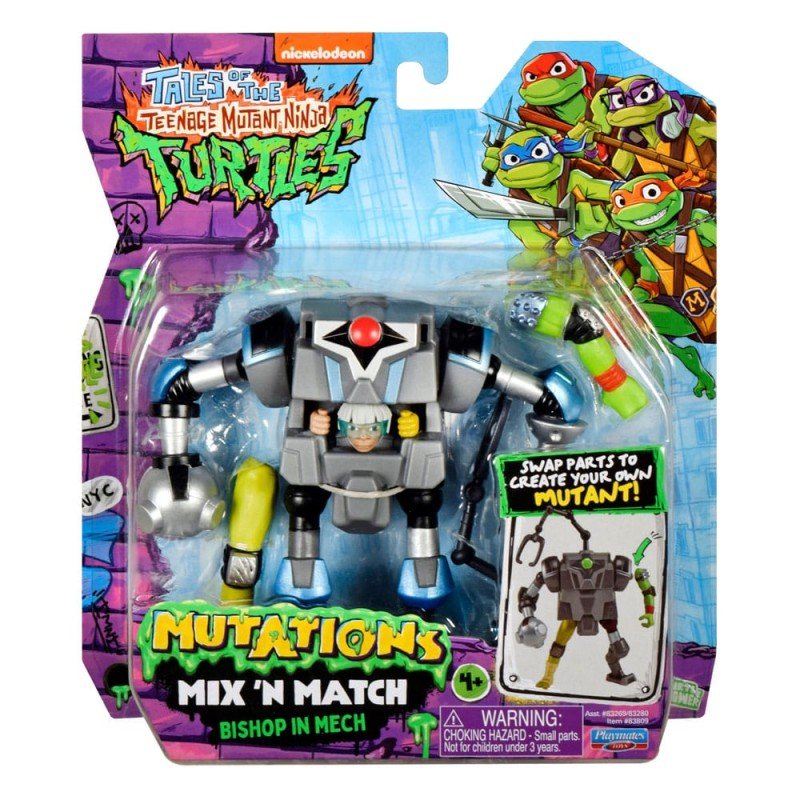 Tales of the Teenage Mutant Ninja Turtles Mix 'n Match Action Figure Mech Suit 12 cm | 0043377838098