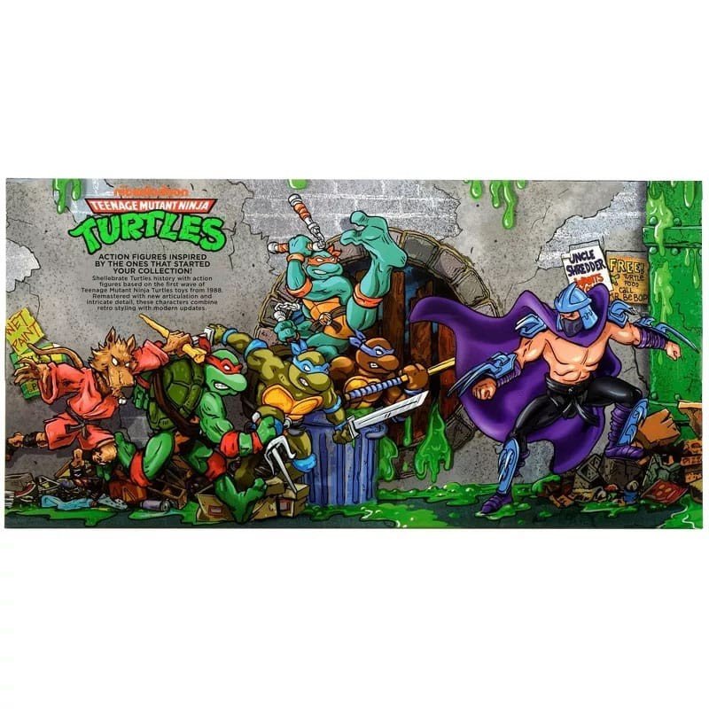 Teenage Mutant Ninja Turtles 6-Pack Action Figures 1988 Remastered heo EU Exclusive | 0043377846963